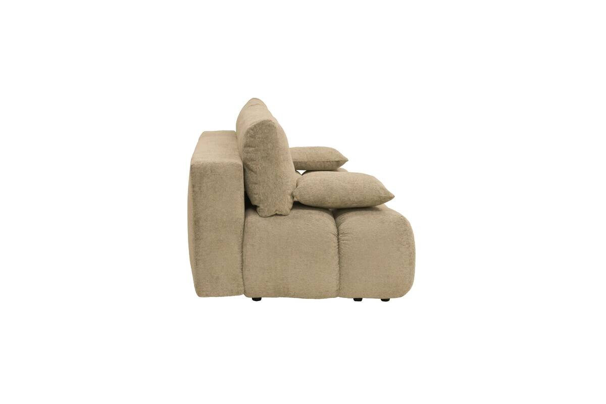 Schlafsofa beige Polyester B/H/T: ca. 210x72x105 cm