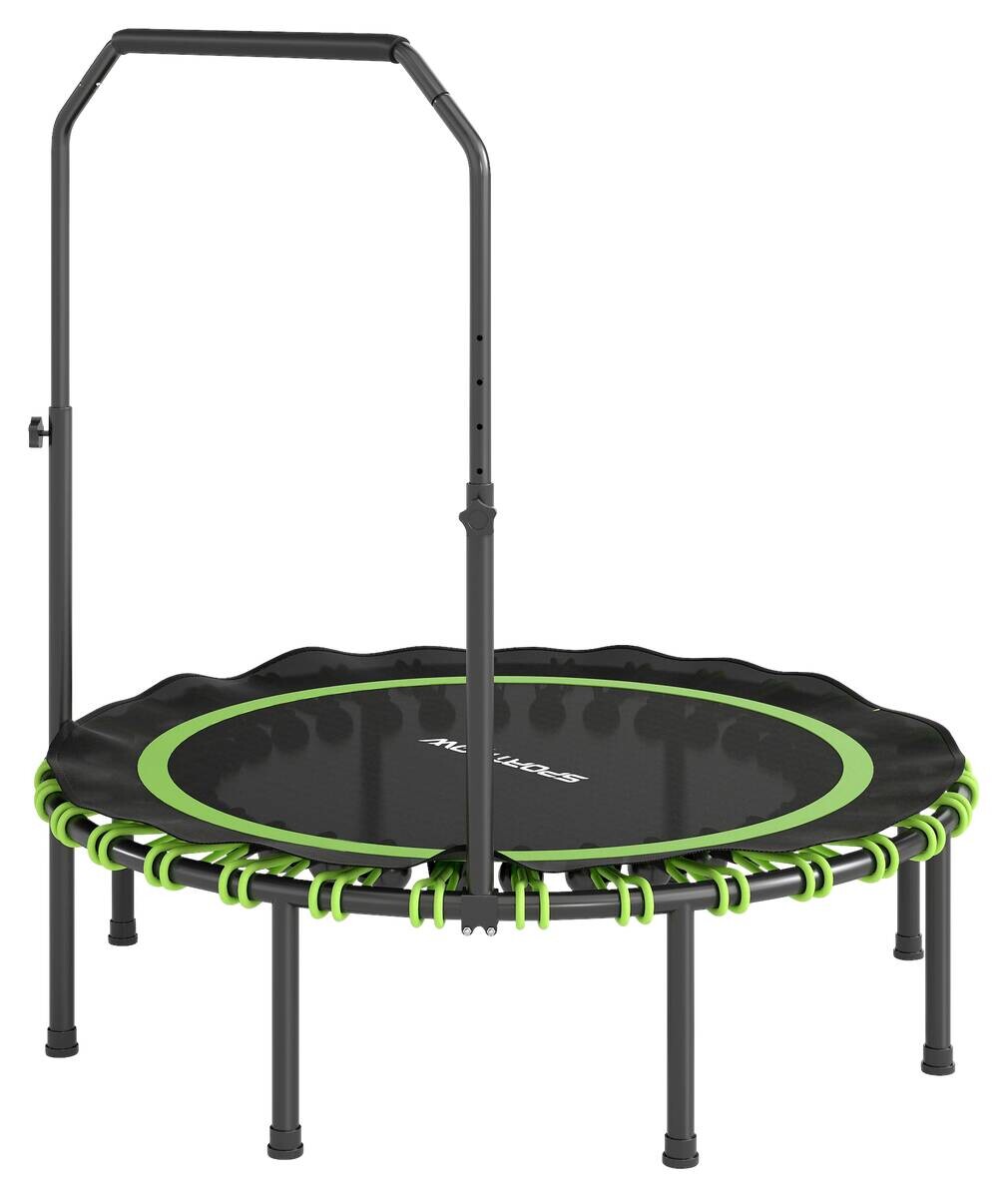 SPORTNOW Fitness Trampolin schwarz B/H/L: ca. 122x129x122 cm
