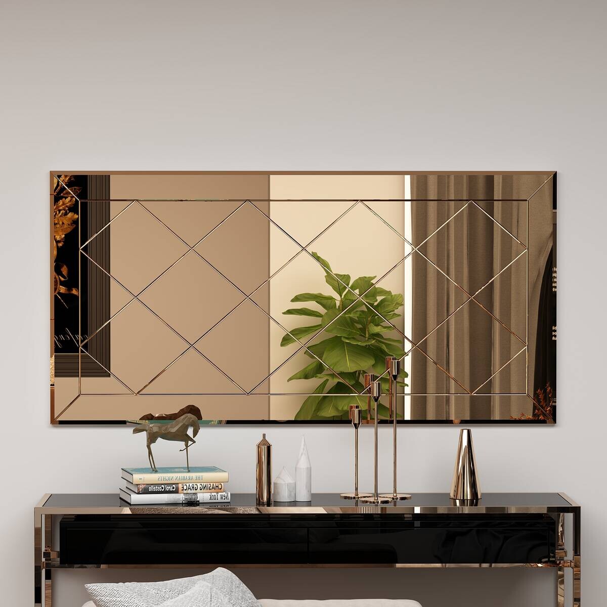 moebel17 Wandspiegel Pauli B/H/T: ca. 120x60x2,2 cm