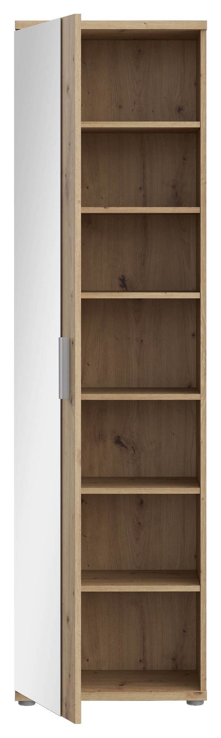 Mehrzweckschrank Eiche Artisan Nachbildung B/H/T: ca. 50x179x35 cm | Eiche | 50,00/179,00/35,00 cm