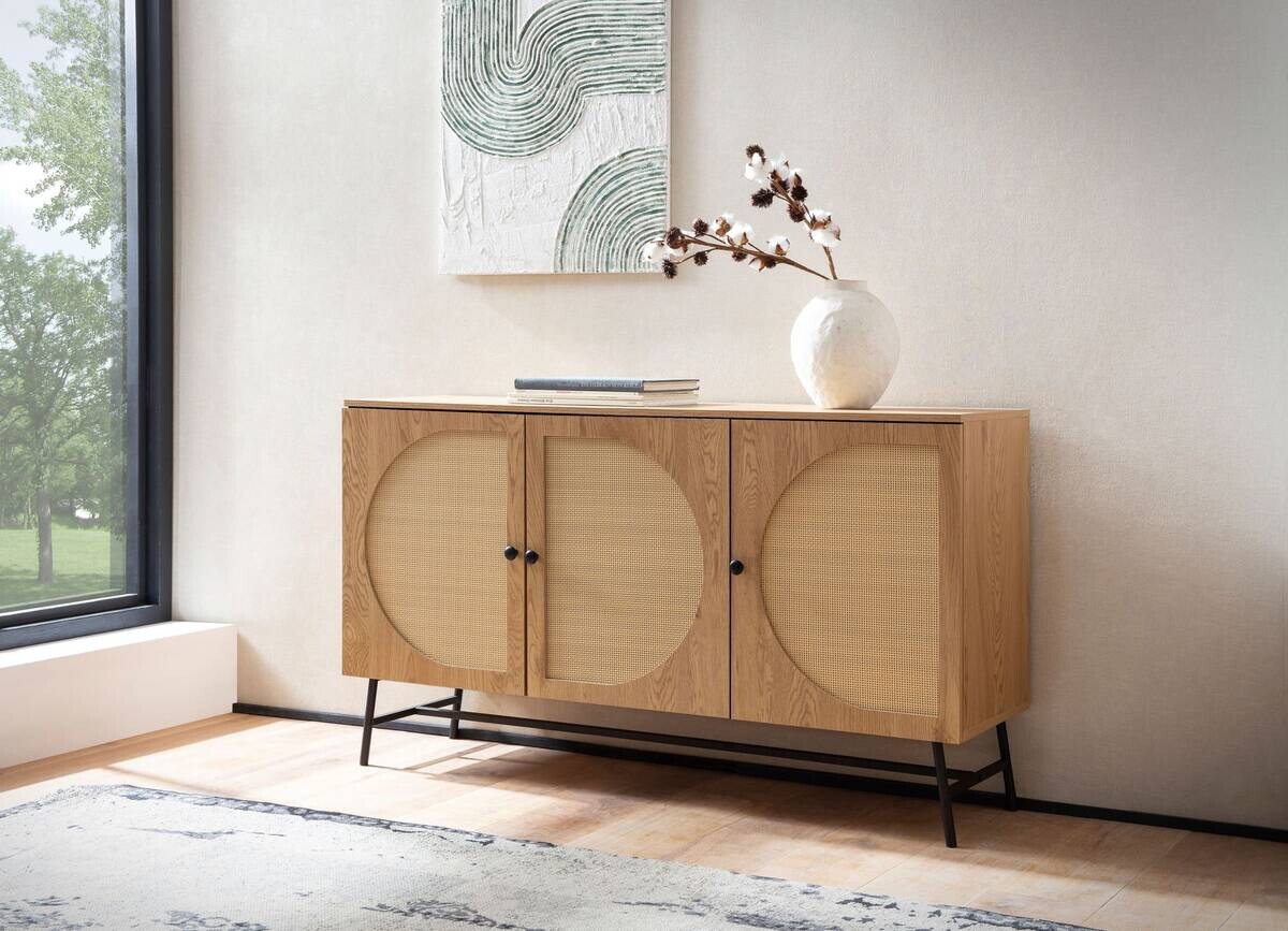 Sideboard natur Eiche Optik B/H/T: ca. 140x80x39 cm