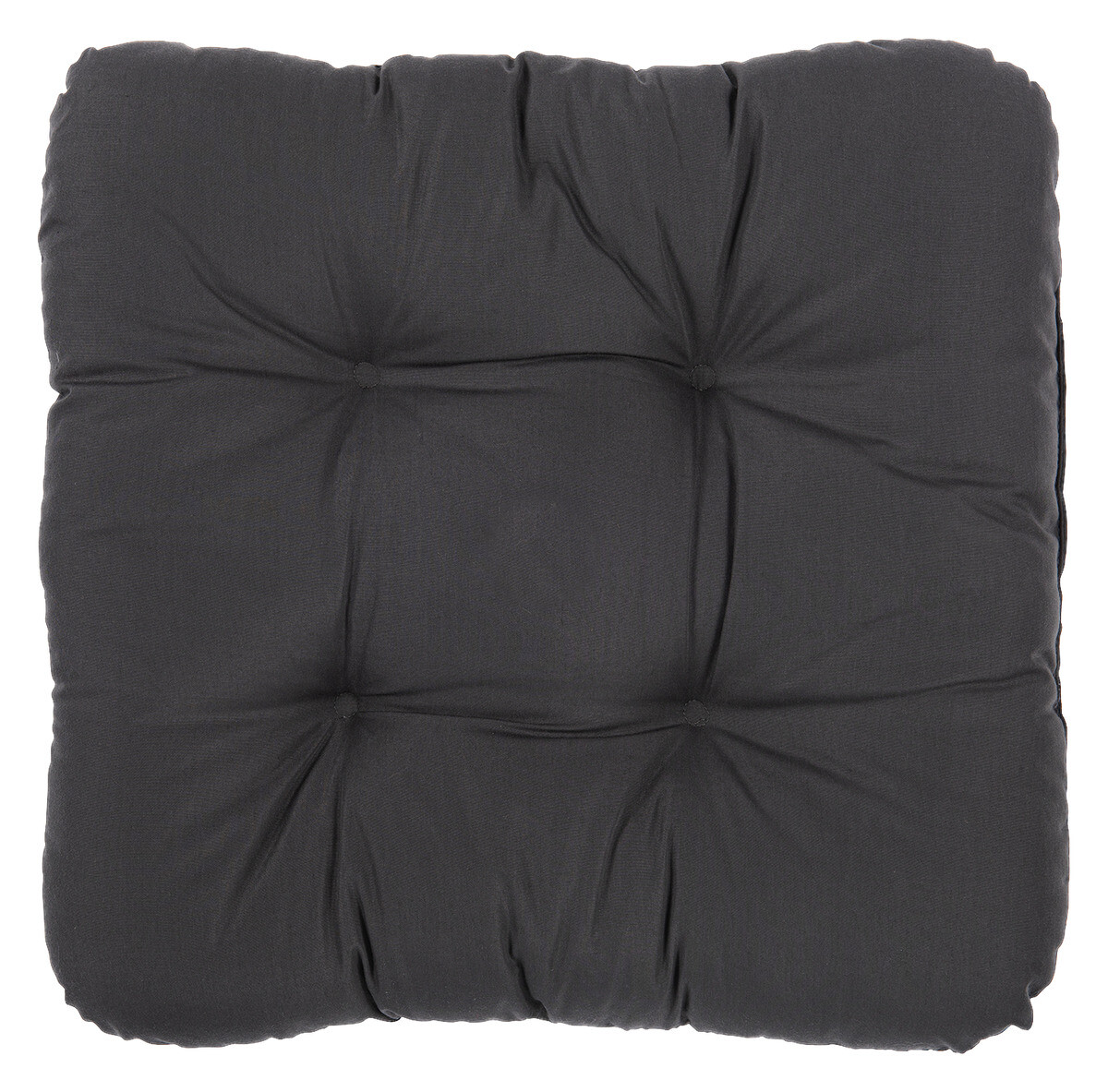 POCOline Sitzkissen anthrazit Polyester B/H/L: ca. 38x6x38 cm