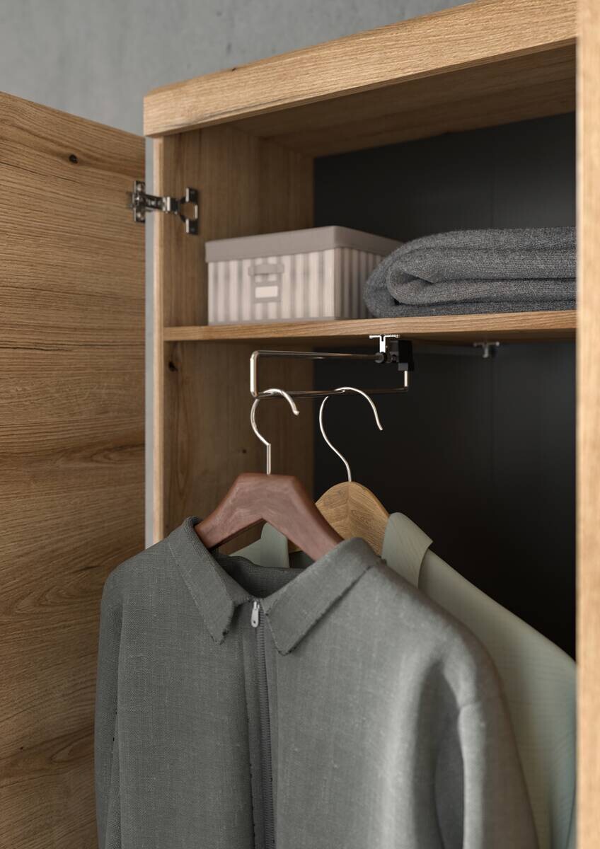 Garderobe SCOUT Evoke Oak Nachbildung B/H/T: ca. 167x197x40 cm