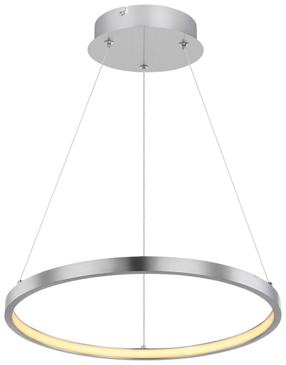 GLOBO LED-Pendelleuchte RALPH 67192-19 nickel Metall Kunststoff H/D: ca. 120x38,5 cm 1.0 Brennstellen