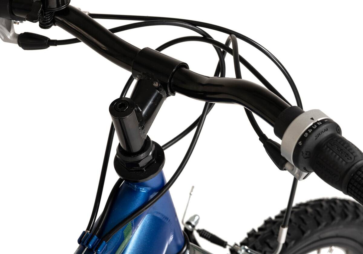 WYLD Kinder-Mountainbike Zodiac ZODIAC 24 Zoll Rahmenhöhe 38 cm 18 Gänge blau blau ca. 24 Zoll