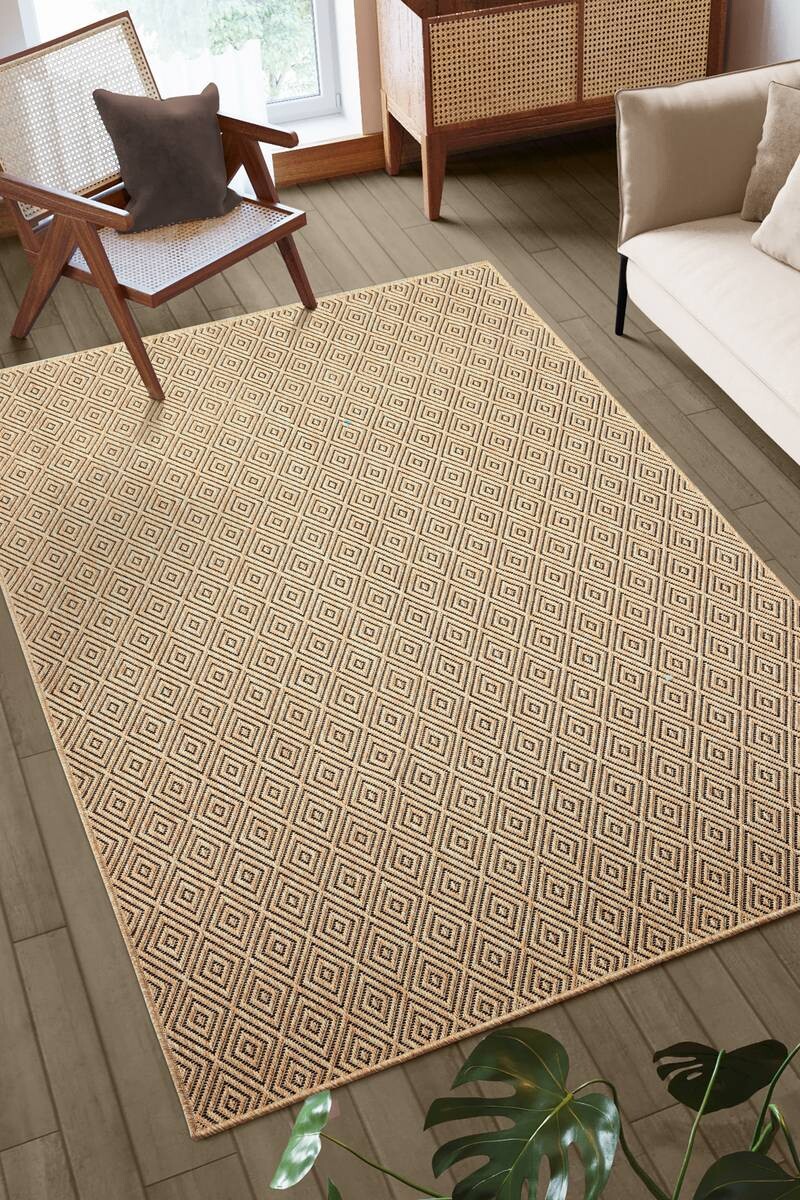Merinos Teppich Kenzy natur B/L: ca. 140x200 cm