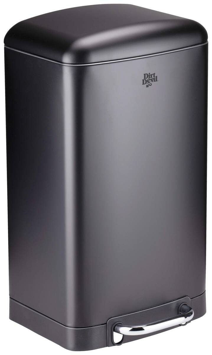 Dirt Devil Treteimer schwarz Edelstahl B/H/T: ca. 30x52,5x29 cm