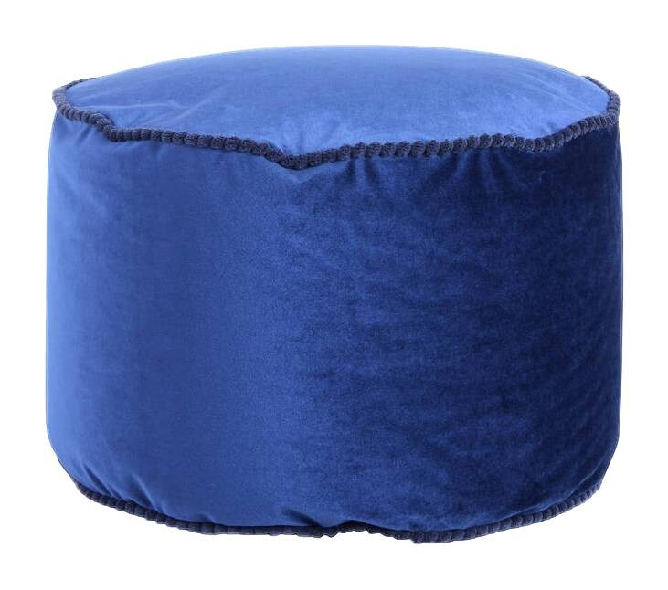 360 Living Hocker Taj Mahal 100 blau H/D: ca. 32x47 cm