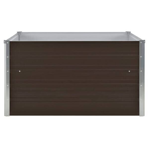 Hochbeet braun Metall B/H/L: ca. 100x45x100 cm