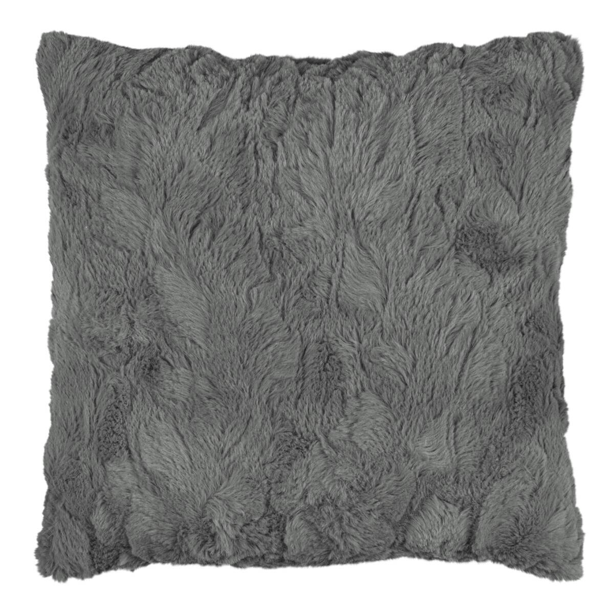 Dekokissen anthrazit 100% Polyester B/L: ca. 35x35 cm