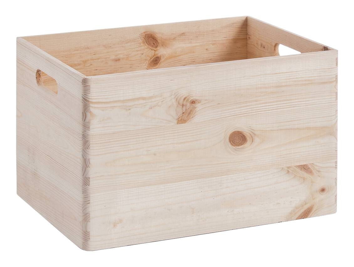 Zeller Allzweckkiste natur Kiefer B/H/L: ca. 40x24x30 cm