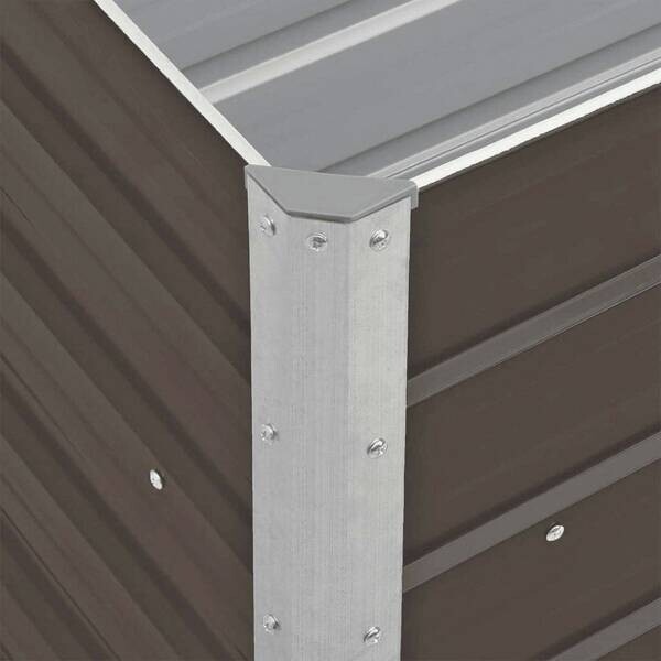 Hochbeet braun Stahl B/H/L: ca. 40x77x240 cm