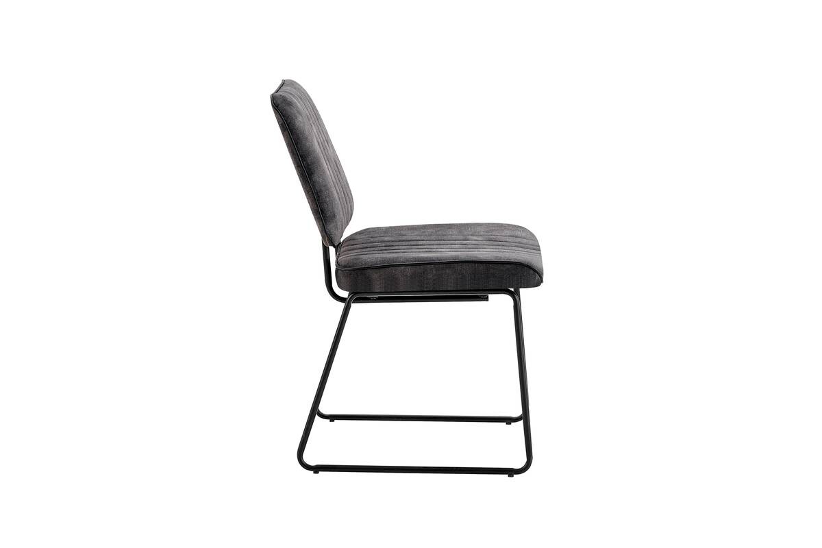 Stuhl LIAM 4er-Set anthrazit B/H/T: ca. 45x83x61 cm