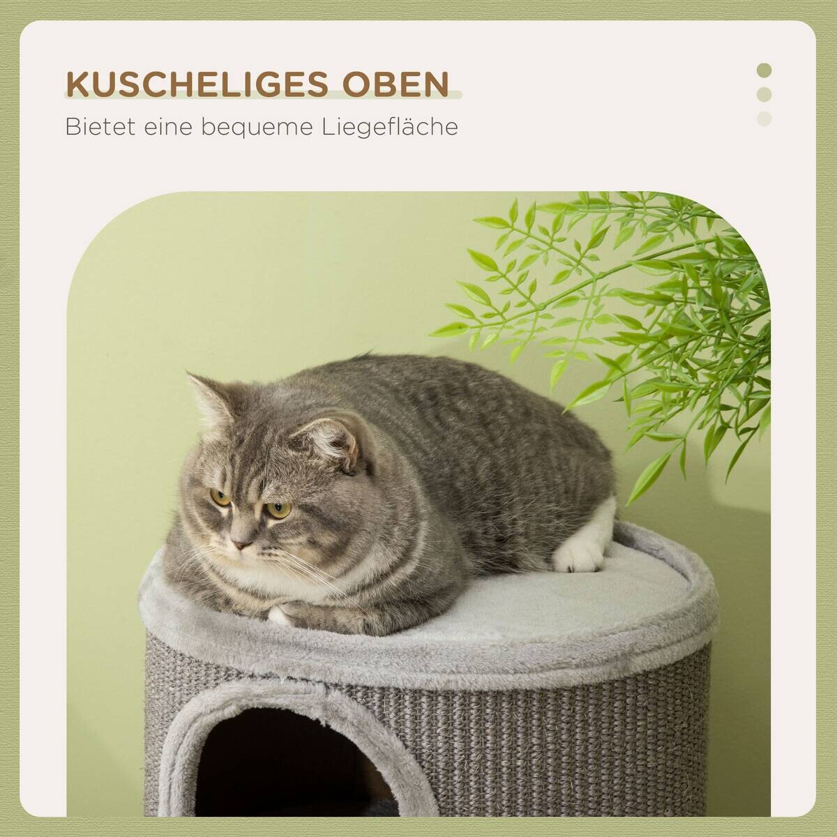 PawHut Tier-Zubehör hellgrau Edelstahl B/H/L: ca. 38x38x70 cm