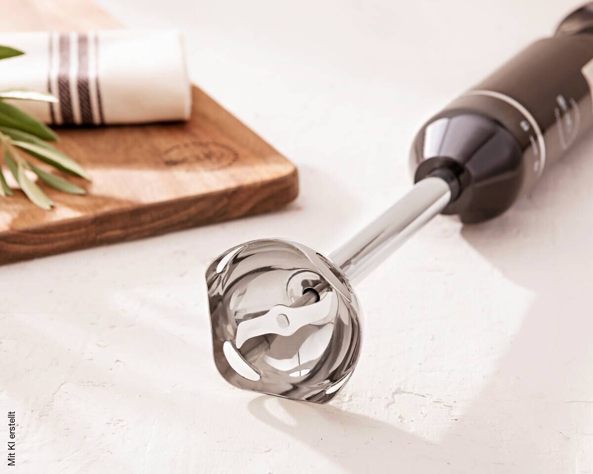 BERGNER Stabmixerset schwarz silber Edelstahl