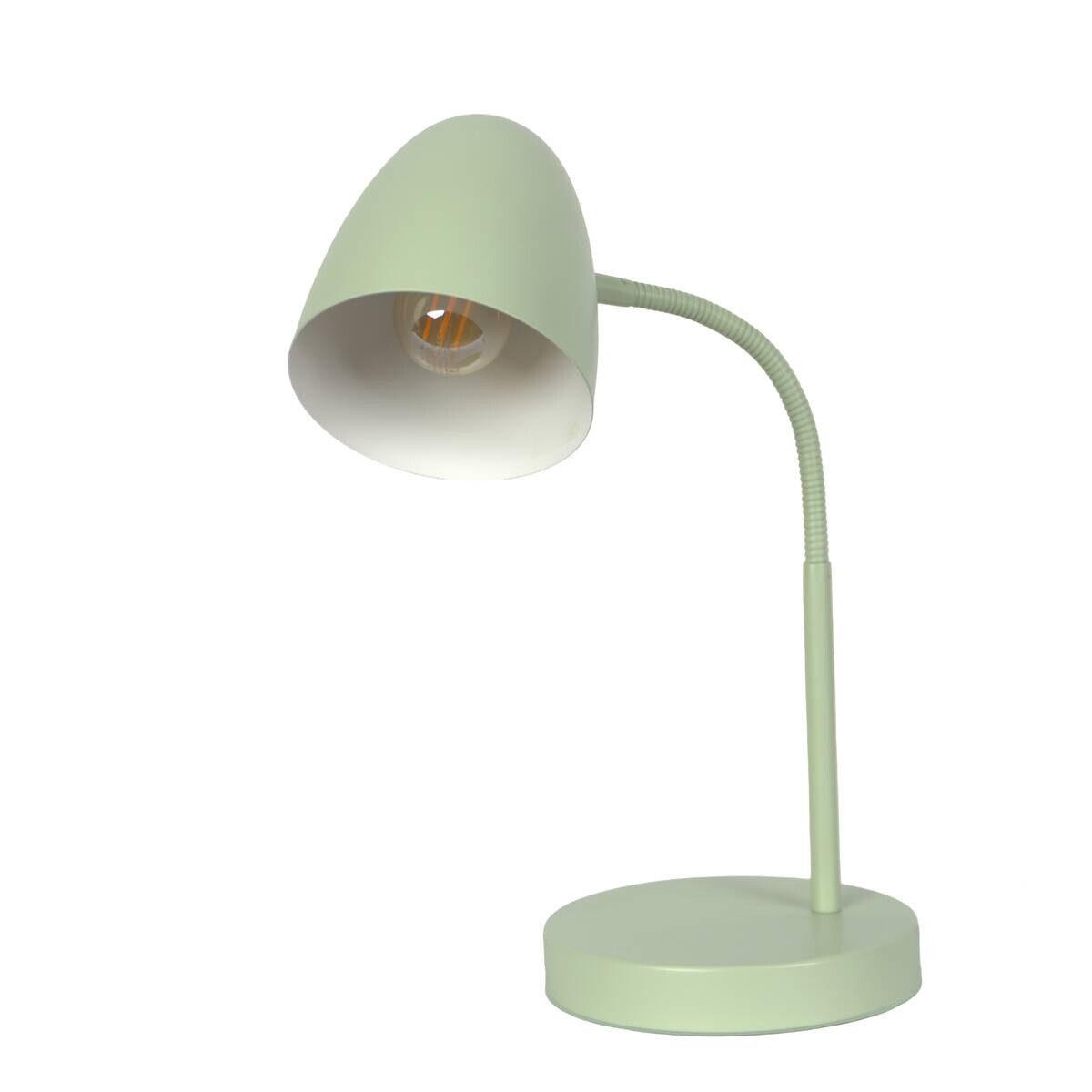 Nowa Tischleuchte 50870114 grün Metall B/H: ca. 20x40 cm E14 1 Brennstellen