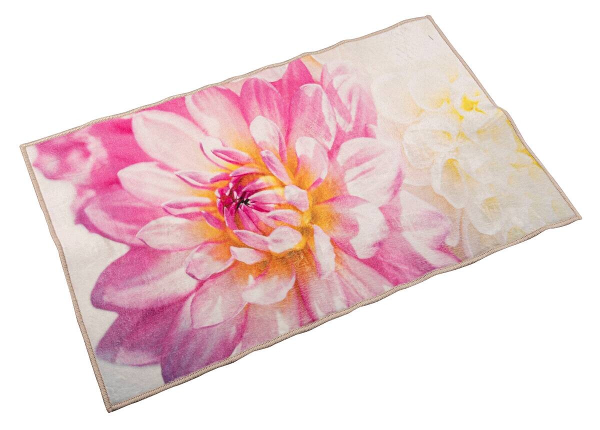 Badvorleger multicolor Oberseite: 100% Polyester Unterseite: 100% Thermoplastische Elastomere B/L: ca. 80x50 cm