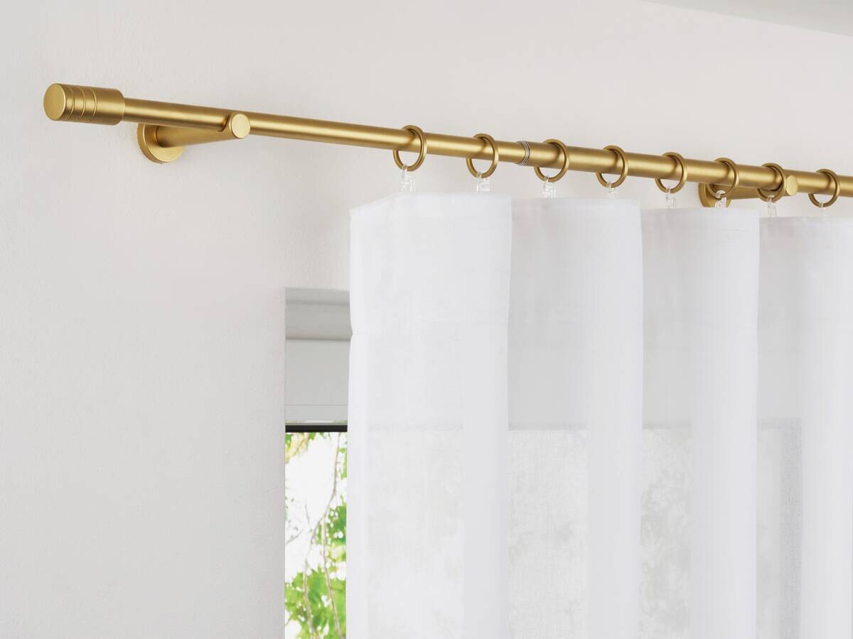 ondeco Stilgarnituren rillcube gold Metall ausziehbar von ca. 120 bis 210 cm 1.0 Läufe