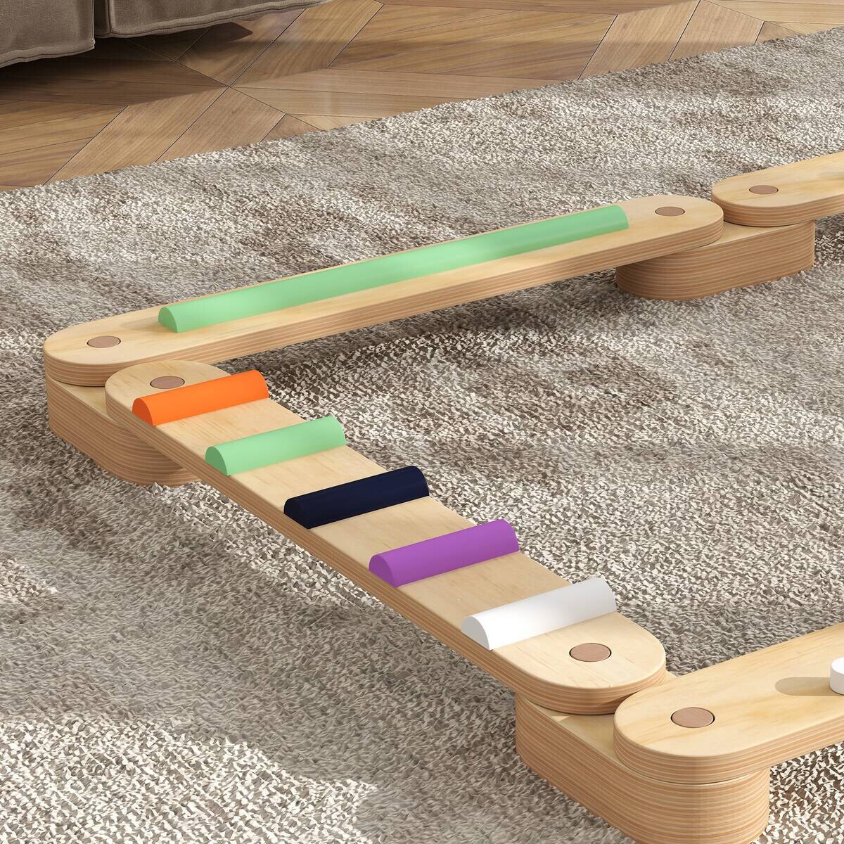 AIYAPLAY Kinder Balancierbalken B/H/L: ca. 115x8,5x130 cm