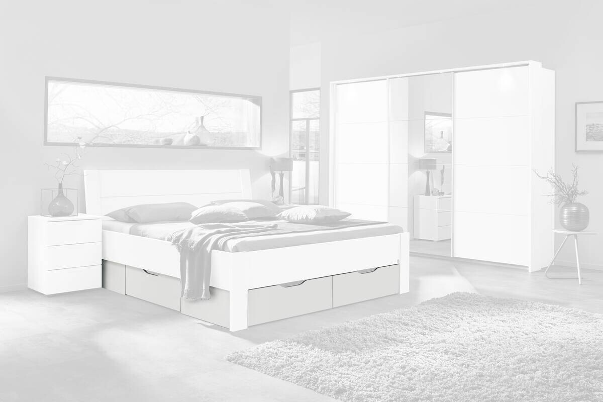 Sockelschubkasten Aditio Alpinweiß B/H/T: ca. 180x28x203 cm