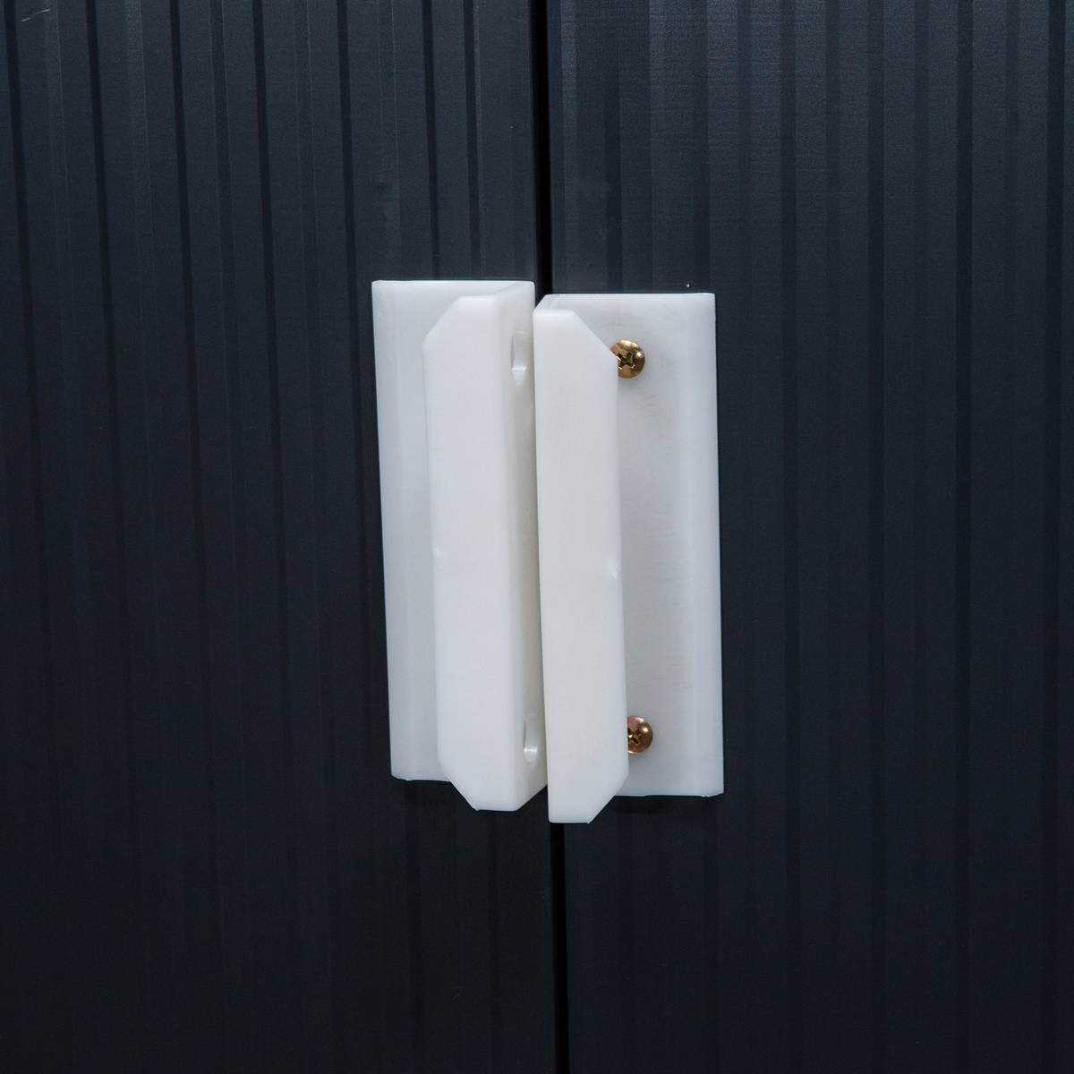 Outsunny Gartenhaus grau B/H/L: ca. 130x185x213 cm