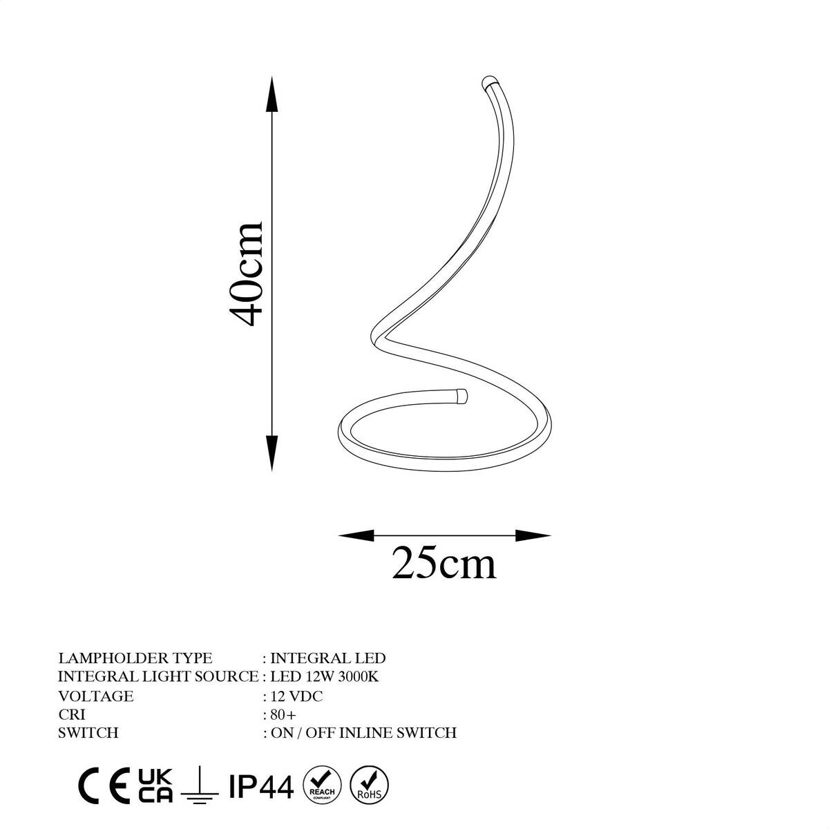 Opviq LED-Tischleuchte gold Metall B/H/T: ca. 25x40x25 cm