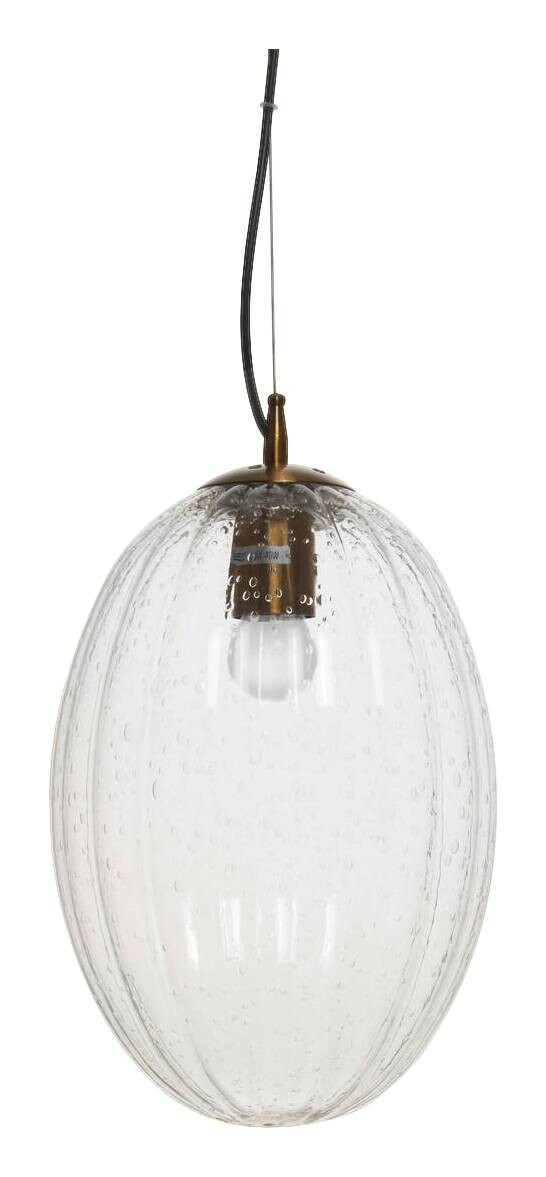 Kayoom Pendelleuchte Virgina 125 klar Glas B/H/L: ca. 23x36x23 cm E27 1 Brennstellen