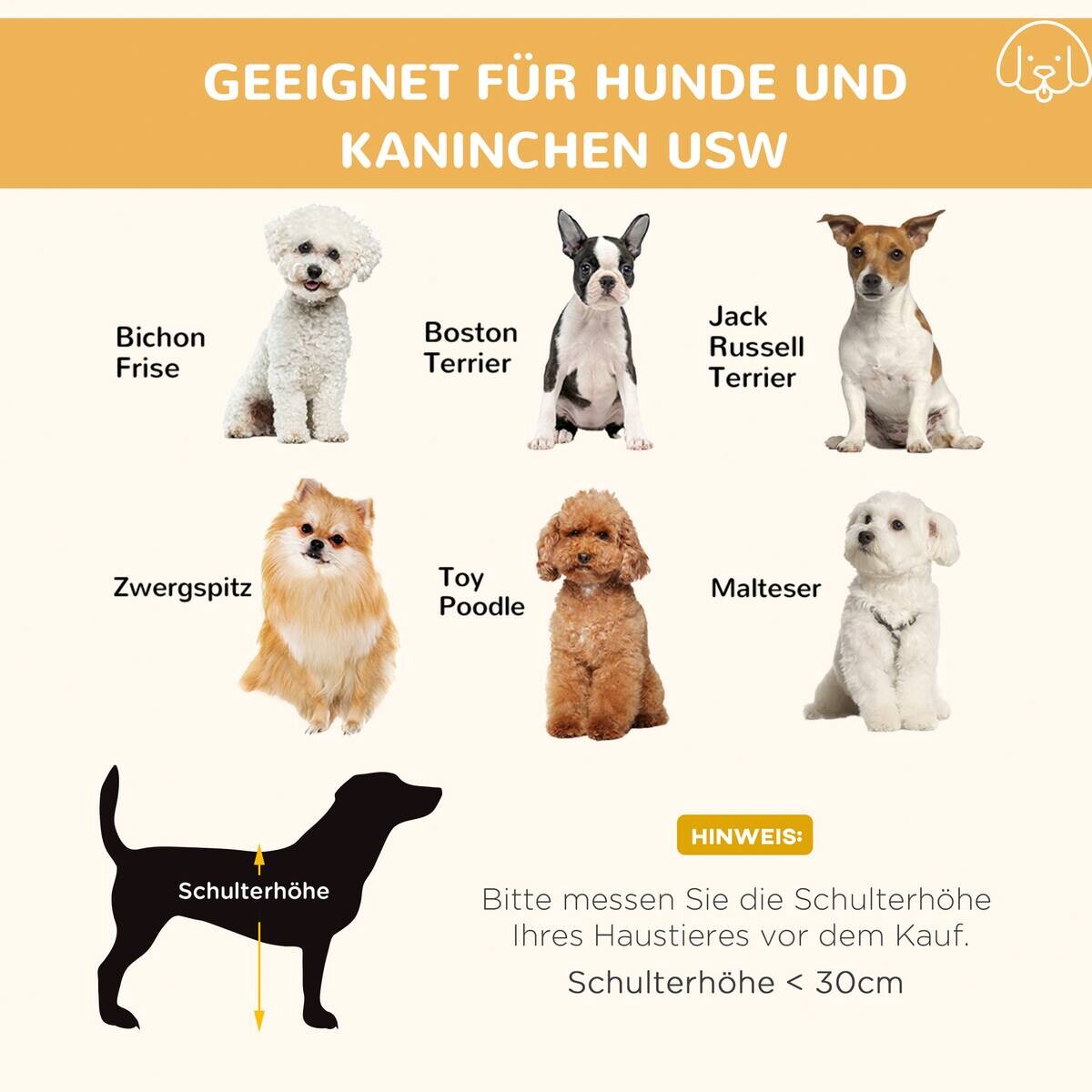 PawHut Welpenauslauf bunt Metall B/H/L: ca. 120x60x120 cm