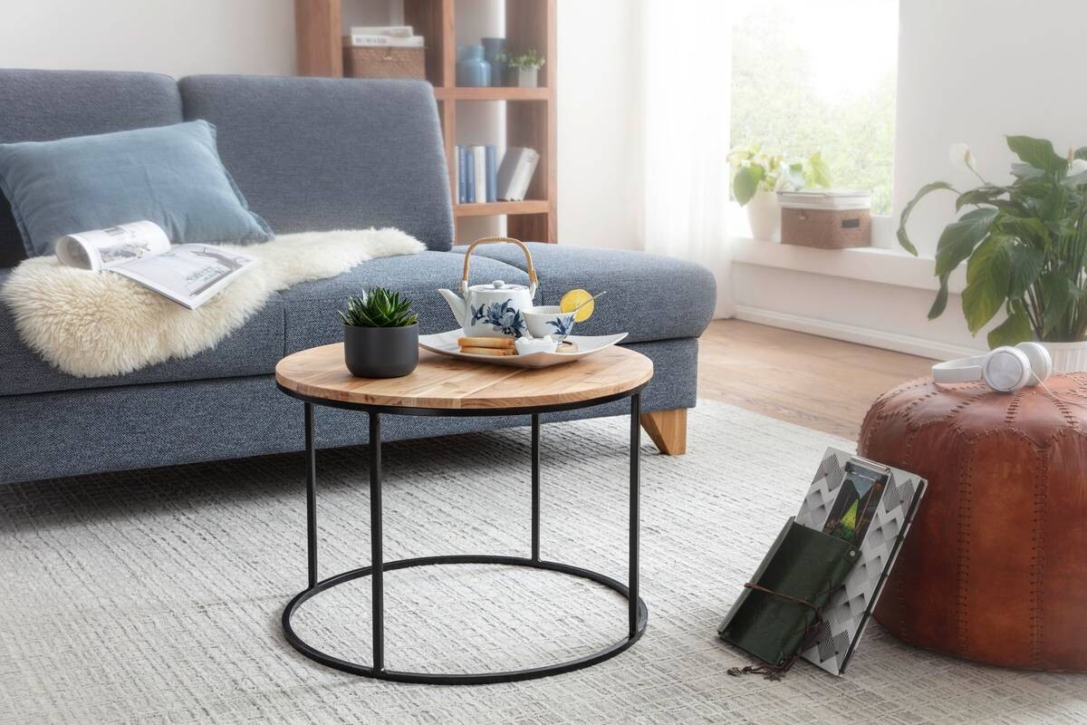 Wohnling Couchtisch braun B/H/T: ca. 60x43x60 cm