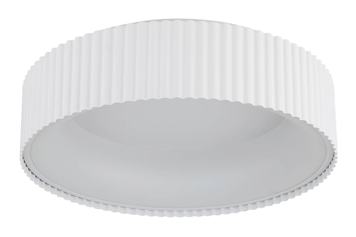 GLOBO LED-Deckenleuchte Opal weiß Metall Acryl H/D: ca. 13x46 cm 1 Brennstellen