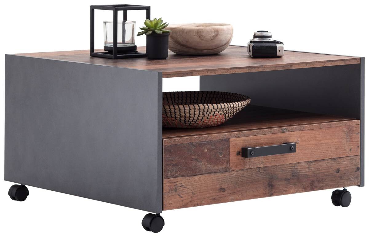 Trendteam Couchtisch Universal Old Wood B/H/T: ca. 70x40x70 cm