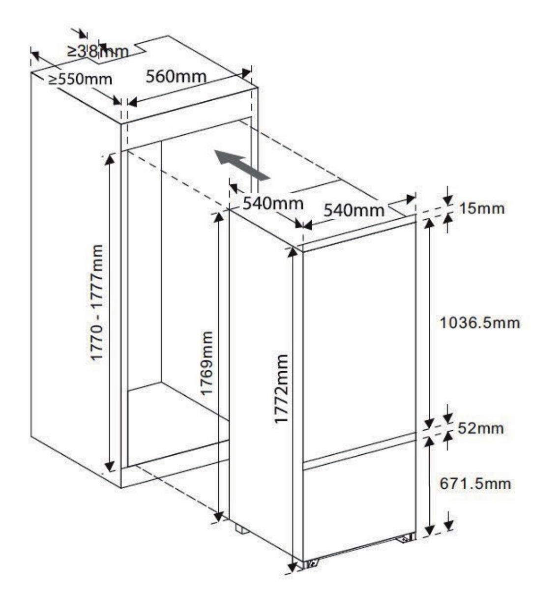 nobilia Küchenblock Schilf B/H/T: ca. 280x201,6x60 cm