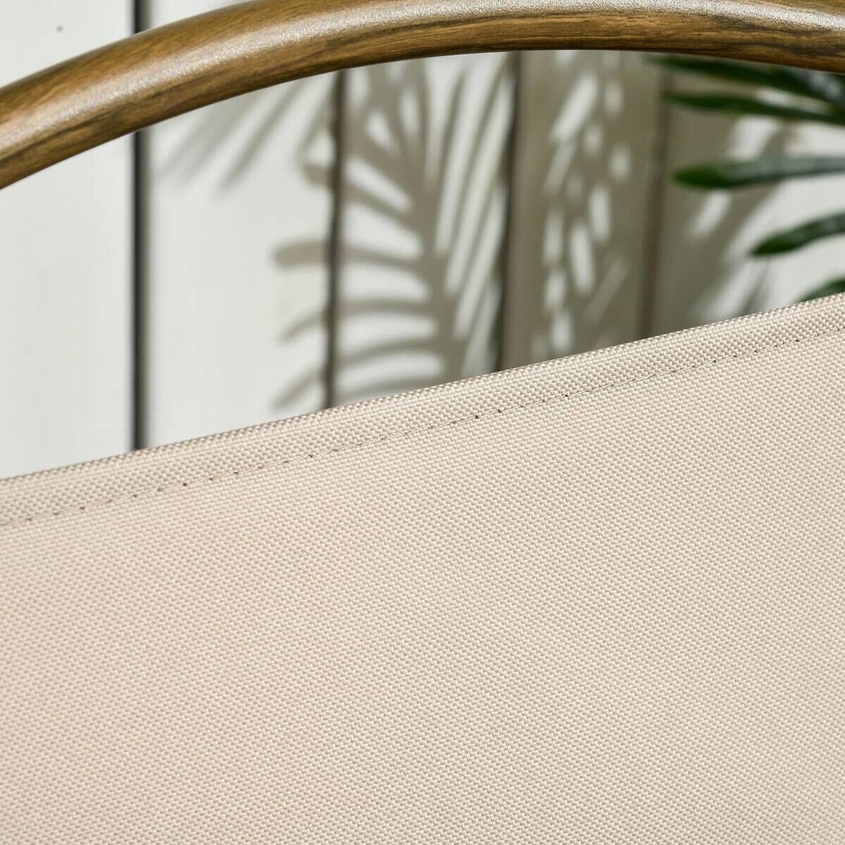 Outsunny Campingstuhl 2er Set khaki Stoff B/H/L: ca. 59x78x54 cm