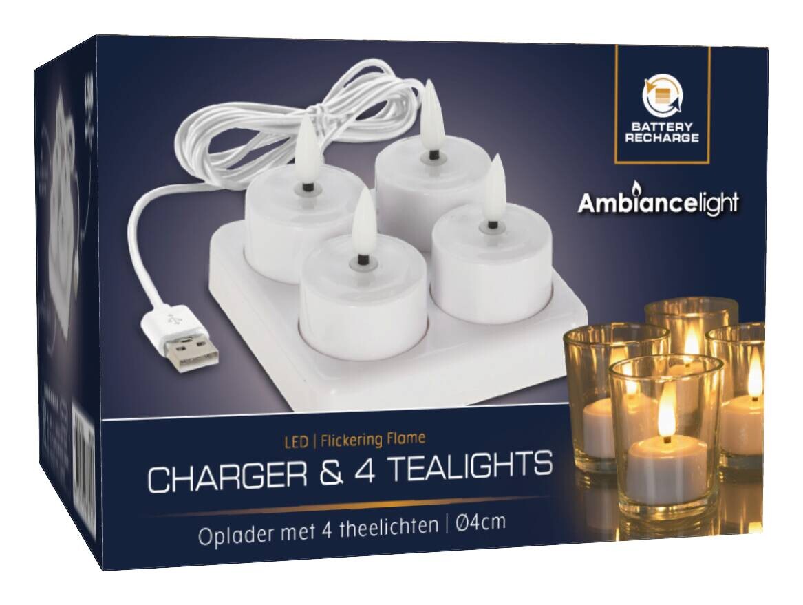 LED-Teelicht weiß D: ca. 4 cm