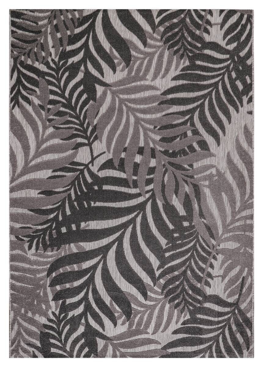 Sanat Outdoorteppich FLORAL grau B/L: ca. 60x110 cm