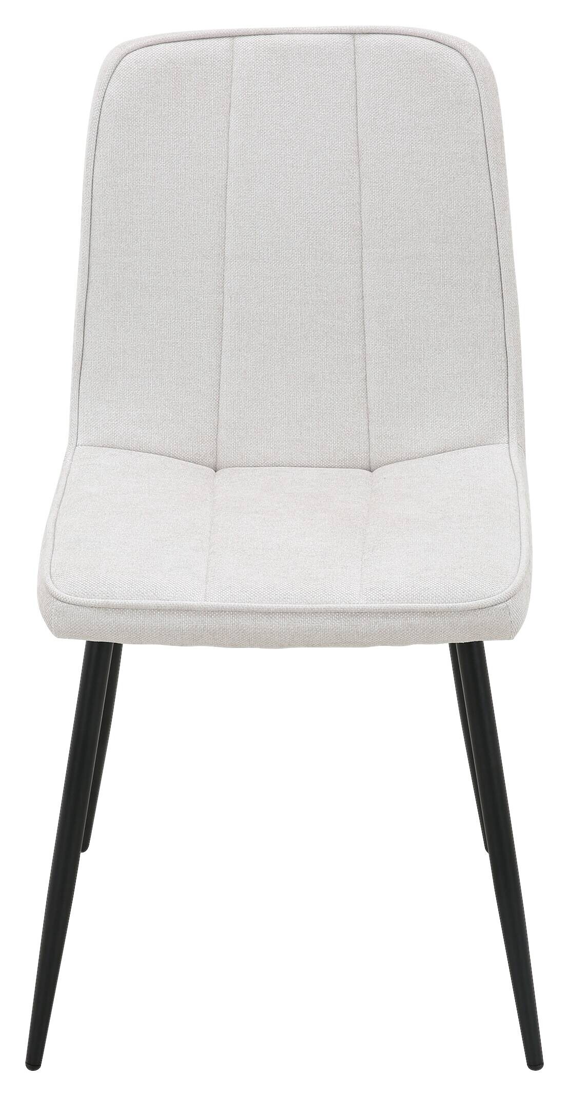 Stuhl KIM beige Webstoff B/H/T: ca. 45x87x58,5 cm