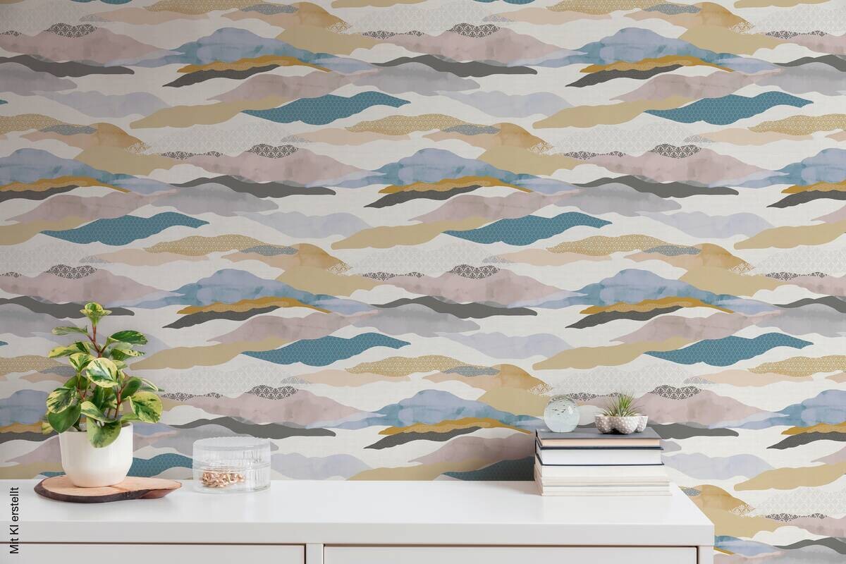 A.S.Creation Vliestapete rosa beige B/H/D: ca. 53x1005x8 cm