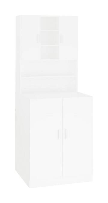 vidaXL Waschmaschinenschrank weiß B/H/T: ca. 71x181,5x71,5 cm