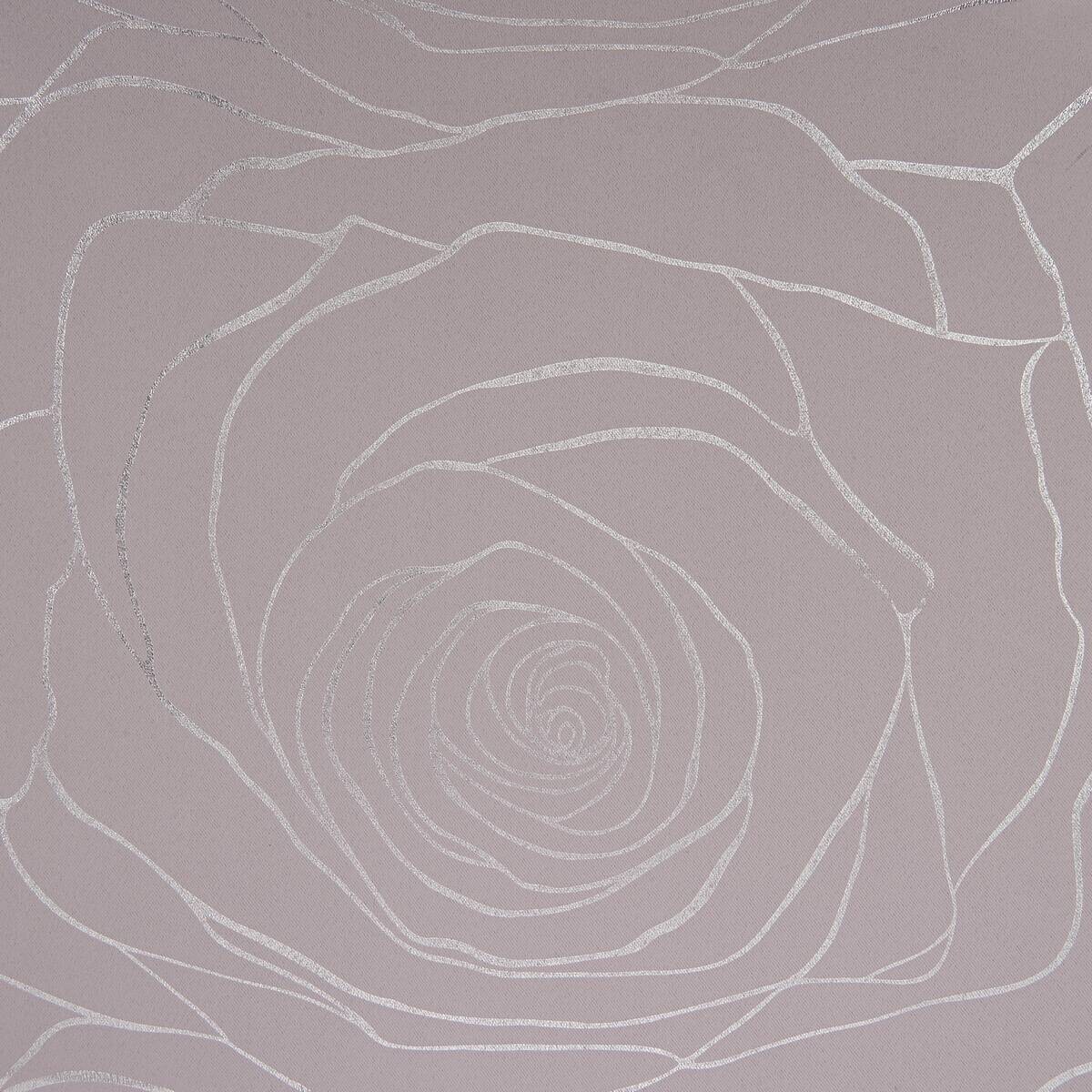 Home Essential Verdunklungsvorhang Roses silber B/L: ca. 140x245 cm