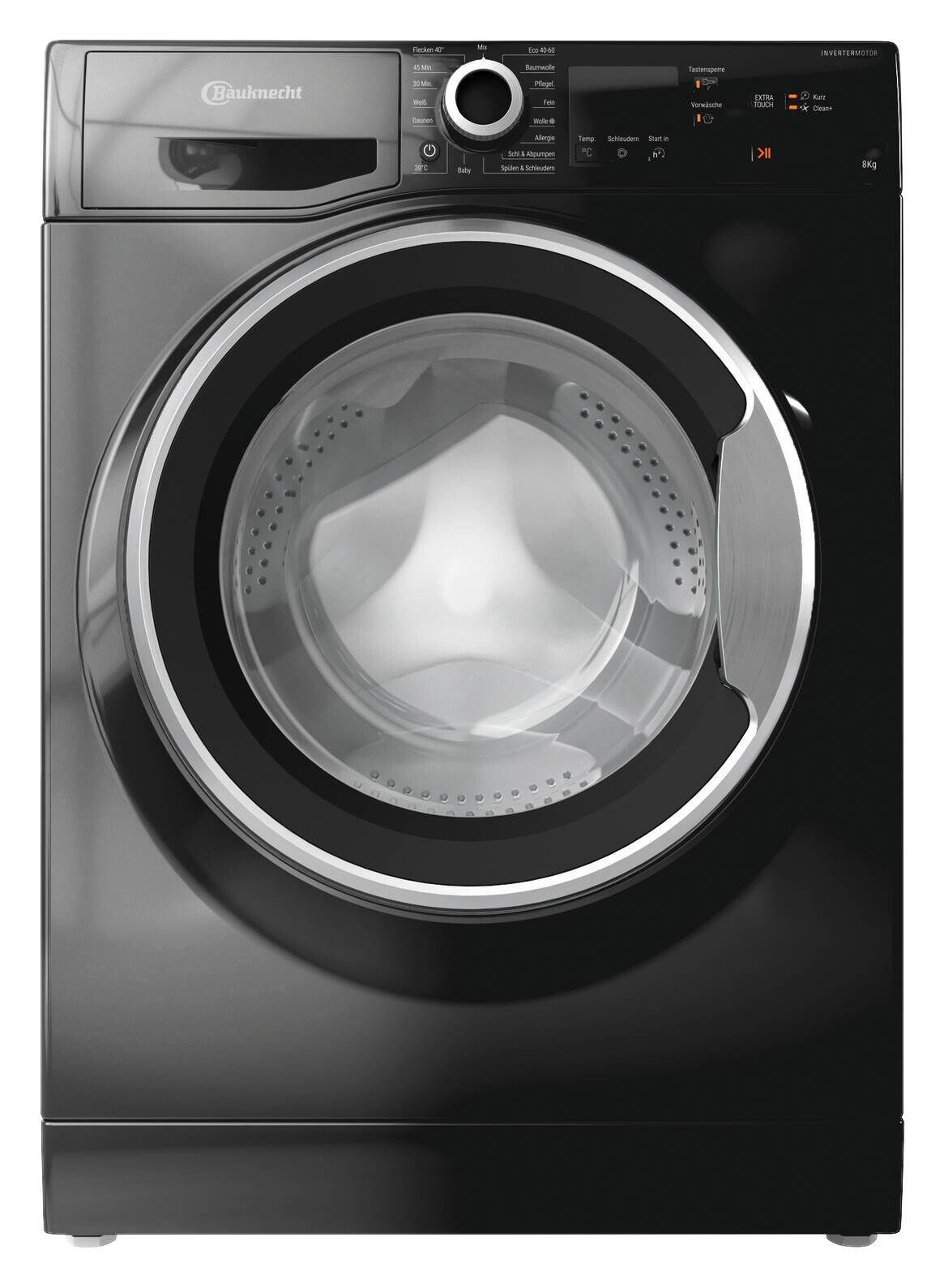 Bauknecht Waschmaschine WAMBL814A schwarz B/H/T: ca. 61x85x60 cm ca. 8 kg