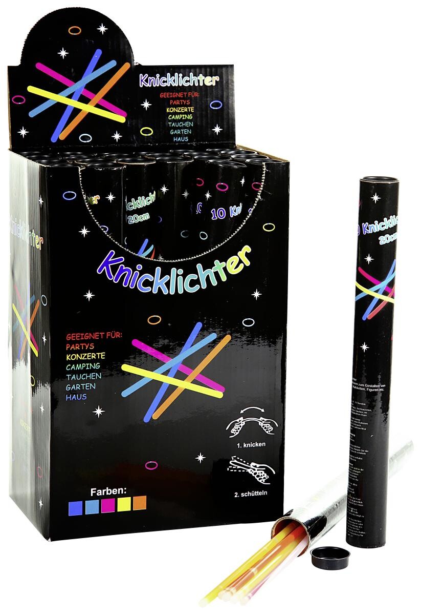 Knicklichter sortiert L: ca. 26 cm