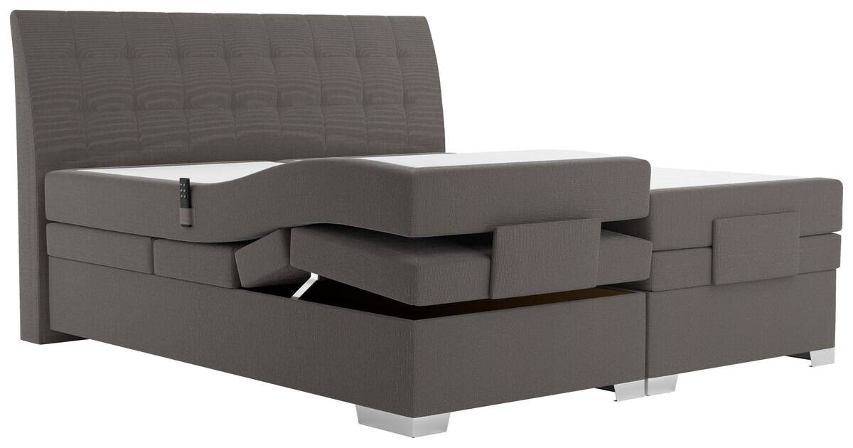 Boxspringbett Astrid braun Liegefläche B/L: ca. 180x200 cm