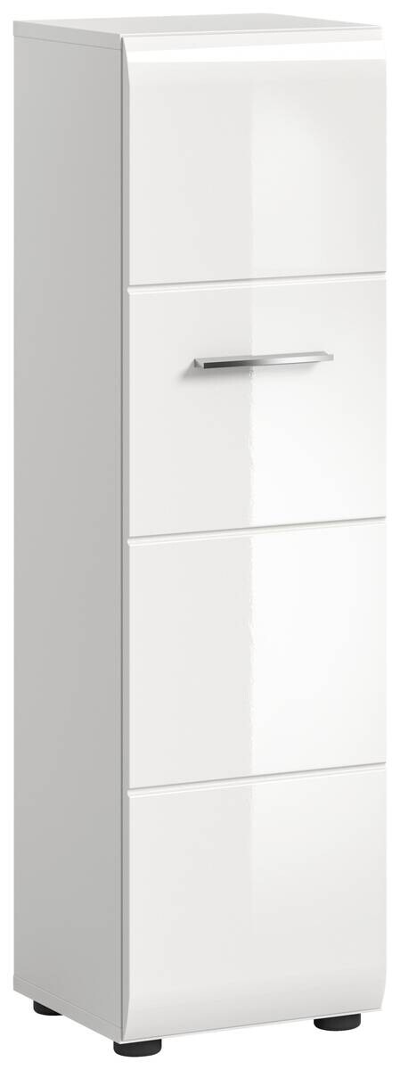 Stauraumelement Ice weiß weiß Hochglanz B/H/T: ca. 30x106x30 cm