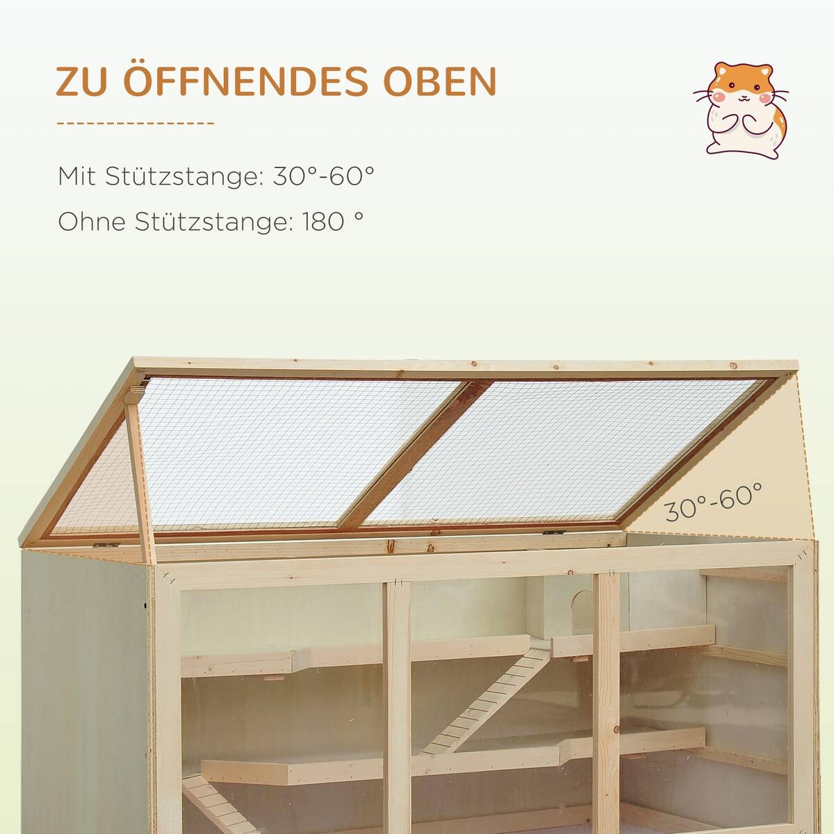 PawHut Nagerkäfig