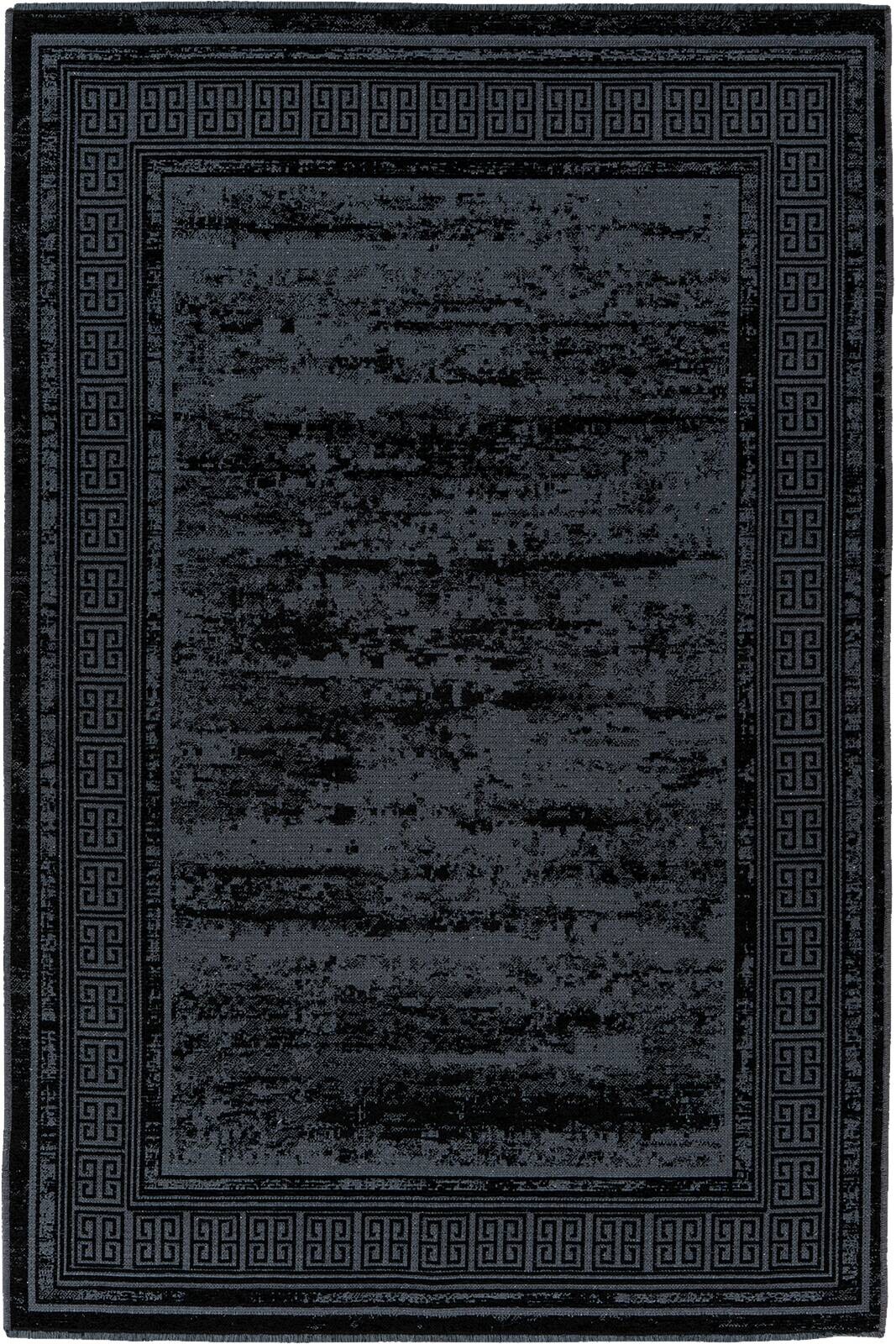 Kayoom Flachflorteppich Kalea 325 schwarz B/H/L: ca. 80x0,8x150 cm