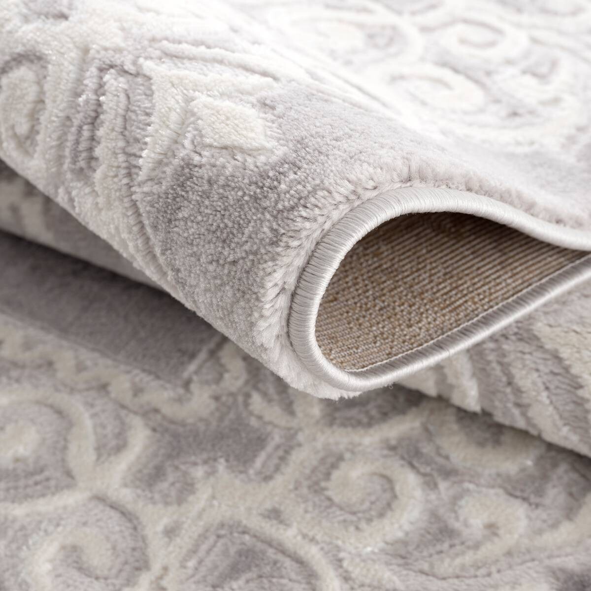 Sanat Teppich HARMONY hellgrau B/L: ca. 160x220 cm