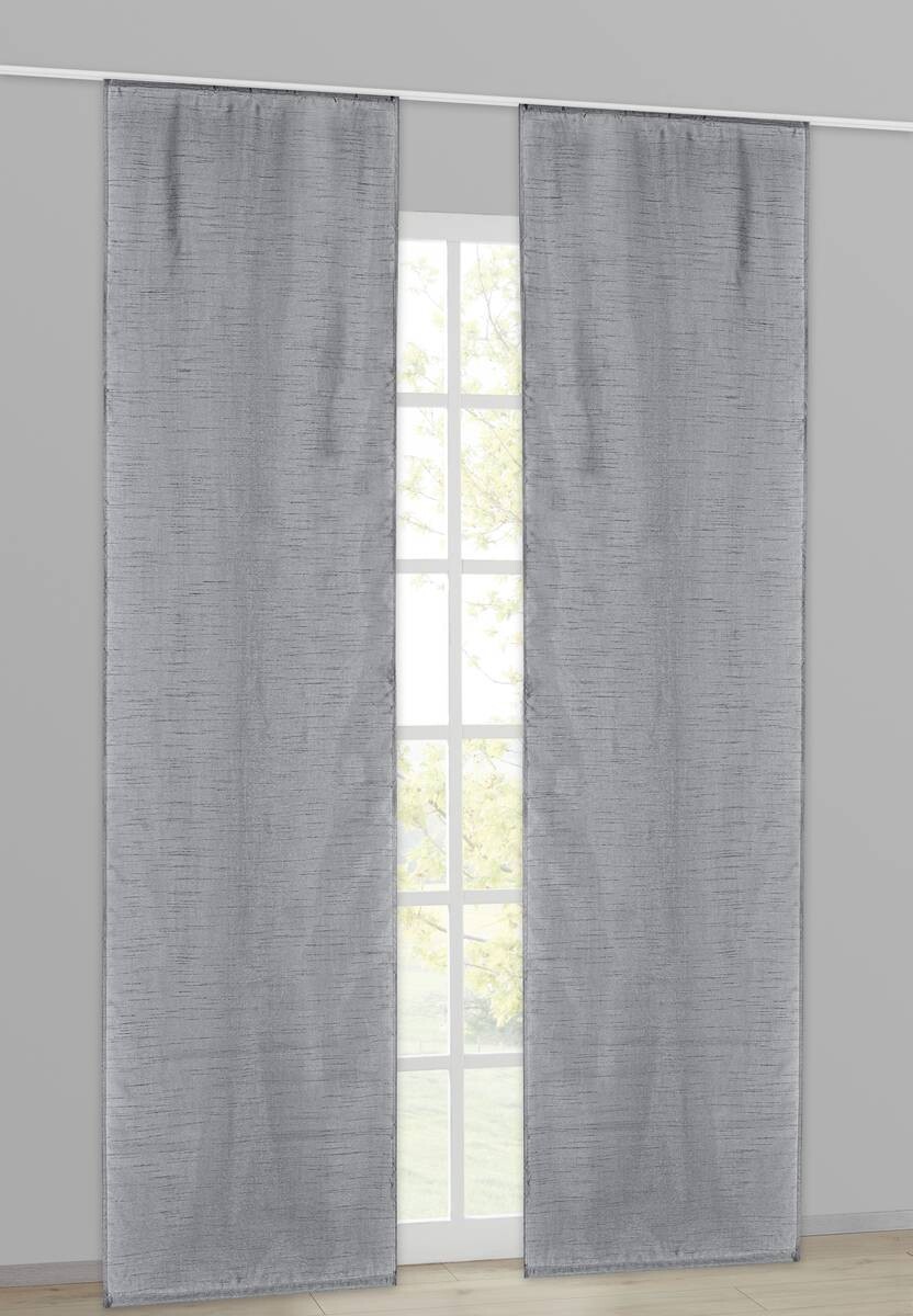 Acus Schiebevorhang Taifun silber B/L: ca. 60x245 cm