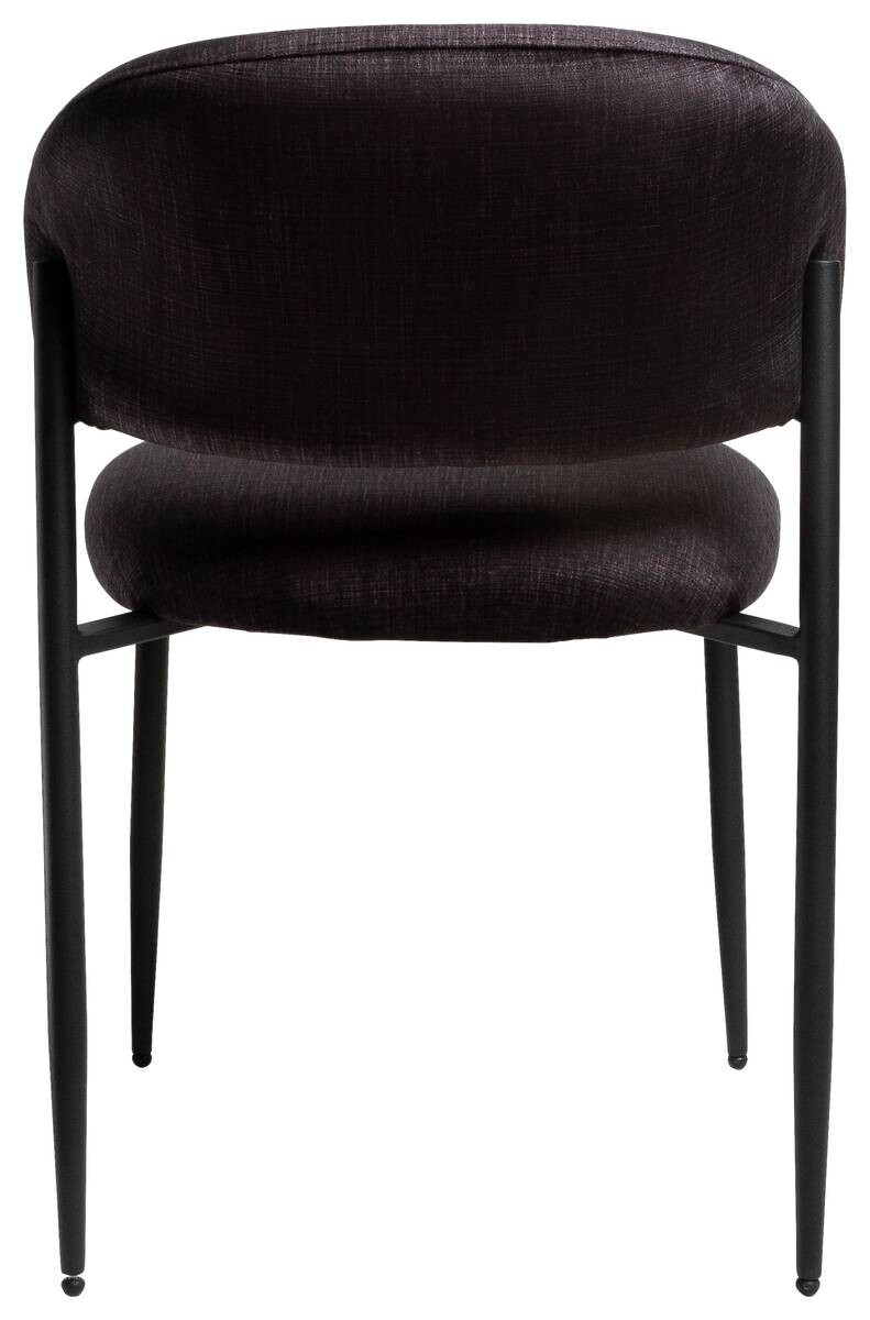 Stuhl Cary dunkelgrau Microfaser B/H/T: ca. 60x82x50 cm