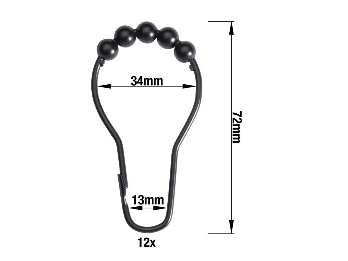 ondeco Ringe schwarz Metall