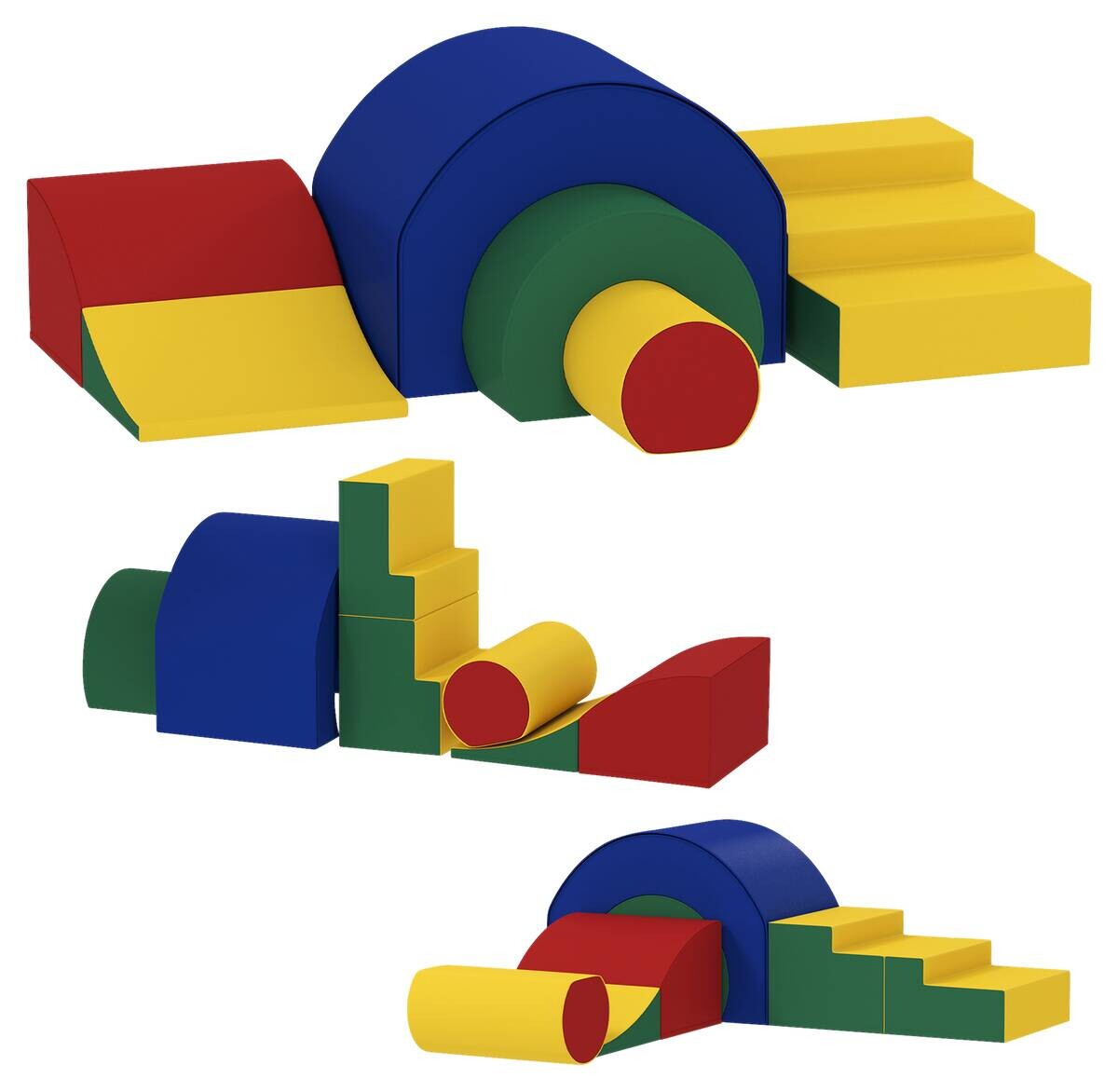 AIYAPLAY Schaumstoffbausteine B/H/L: ca. 39x44x181 cm